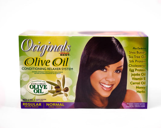 African Best Original Olive Oil (conditioning relaxer system).